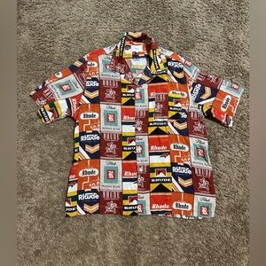 Vintage Rhude Cigarette “multicolor” shirt 00s size large